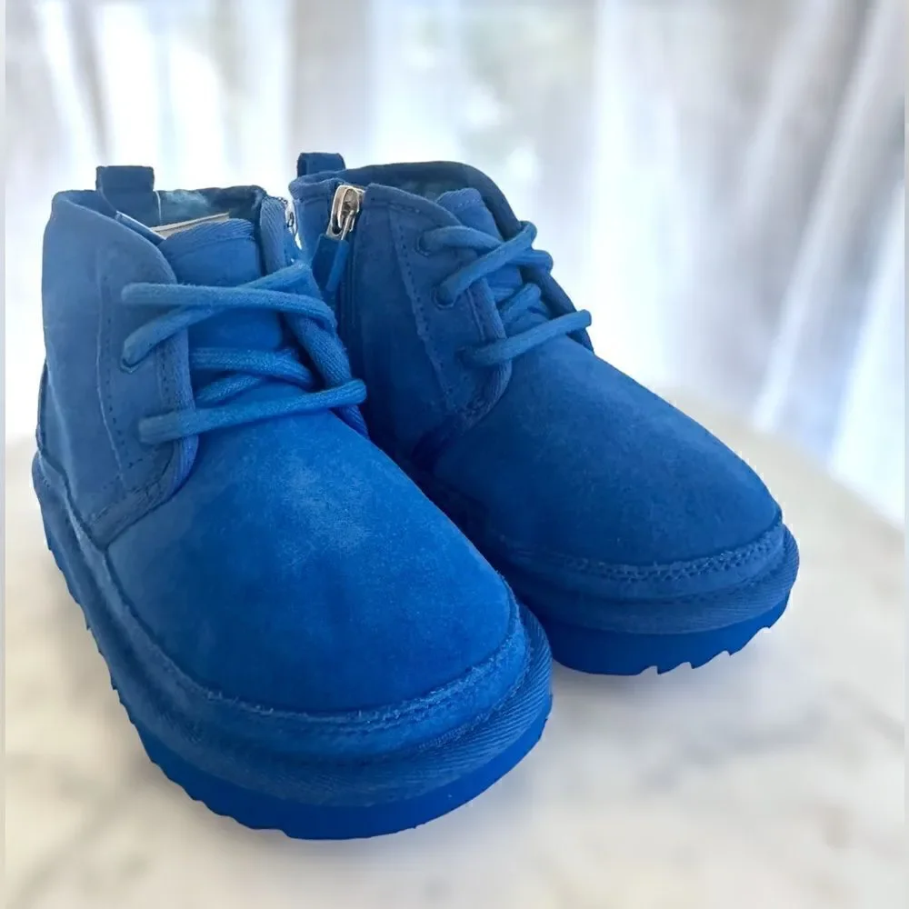 🔥🔥UGG Neumel II Toddler Zippered Chukka Boots Unisex Size 8